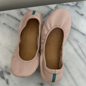 Tieks Pink Leather Ballet Flats Sz 5